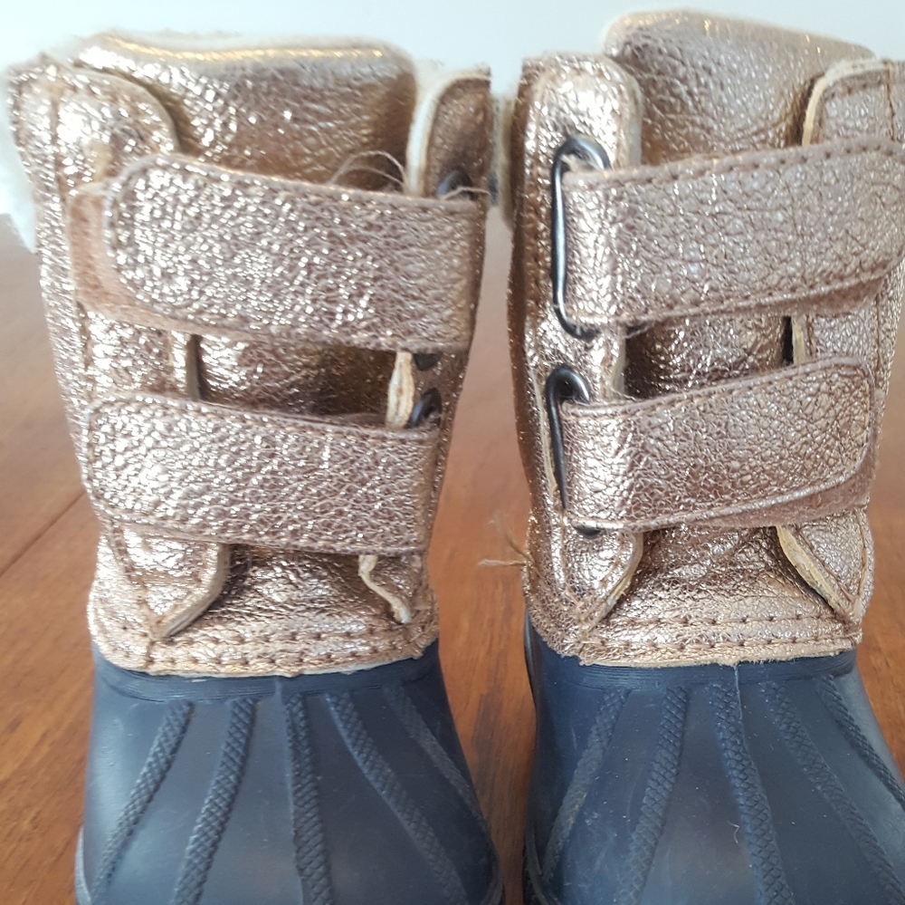 Toddler girl duck boots